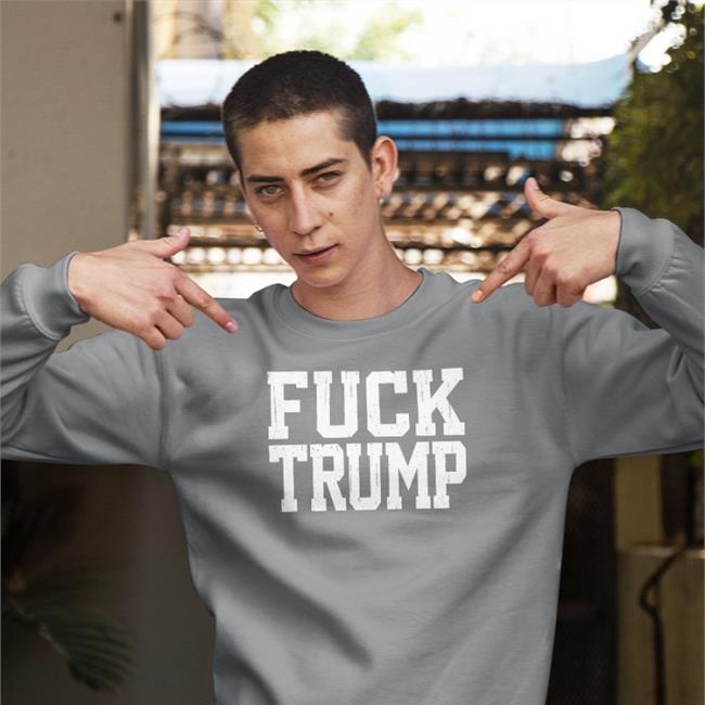 EdMurray Fuck Trump Zip Up Hooded