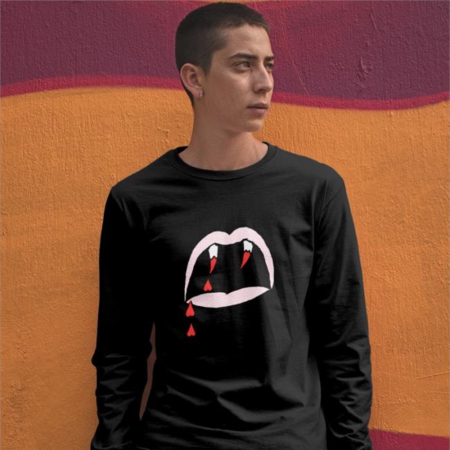 Vampire Iconic Long Sleeve Shirt Saint Laurent Paris
