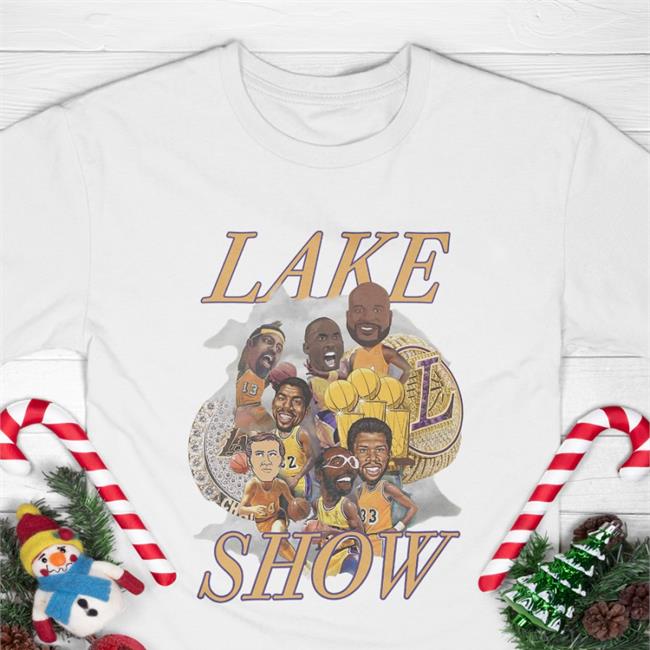 LeBron James The Lake Show T Shirt Los Angeles Lakers Lakers Lead