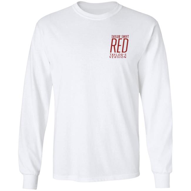 Taylorswift Merch Taylor Swift Red Taylor's Version Album Cover Hoodie Sweatshirt Taylorswift Merch Taylor Swift Red Taylor's Version Album Cover Hoodie Sweatshirt