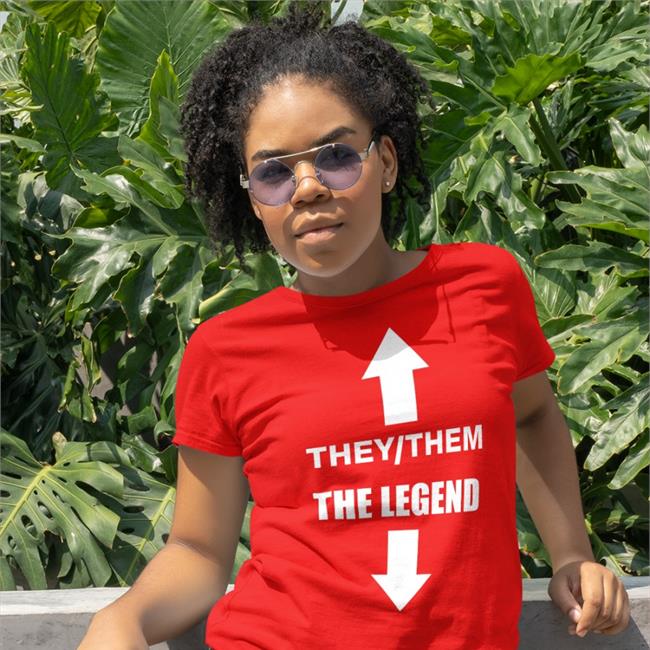 They/Them The Legend Hoodie Crywank Band