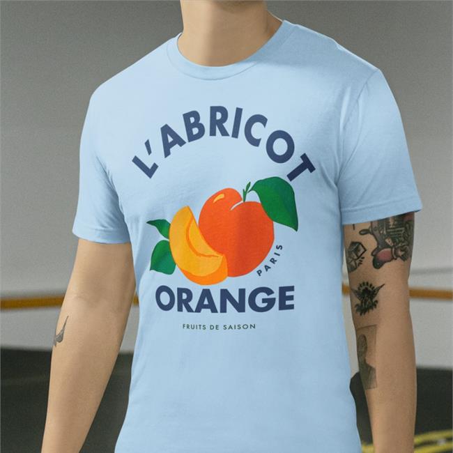 Hobibihoba L'abricot Orange Paris Fruits De Saison Long Sleeve