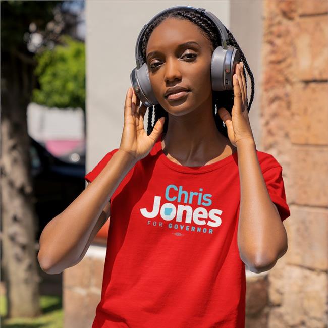 Chris Jones For Governor Shirt Navy