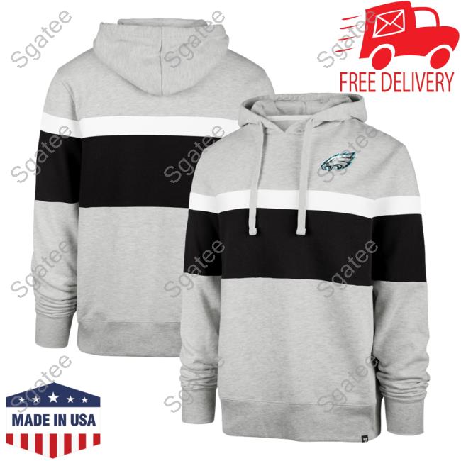 Official PhiladelphiaEagles Clothing Merch Store Shop 47 Gray Philadelphia Eagles Warren Hoodies 3D
