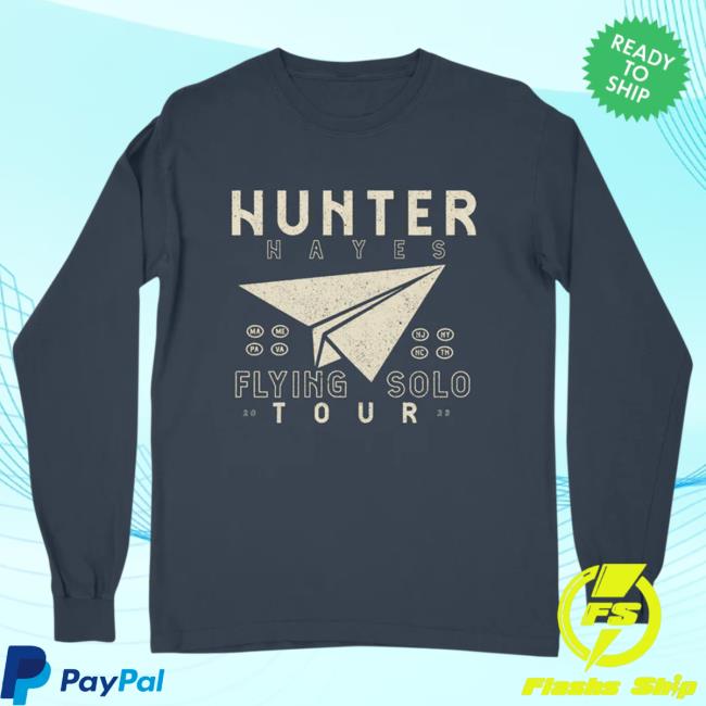 Official Hunter Hayes Store Hunterhayes Flying Solo Tour Long Sleeve New Shirt