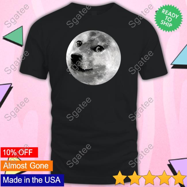 Doge Coin Swag Store Official To The Moon Hooded Sweatshirt