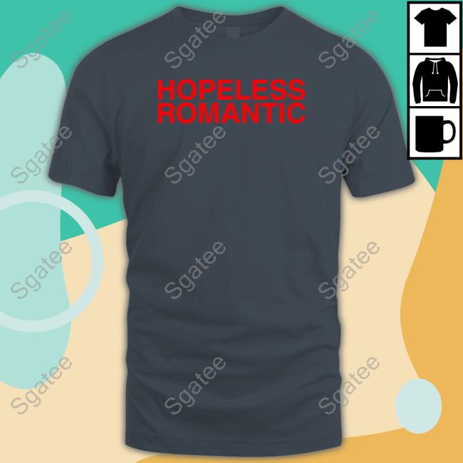 Hopeless Romantic White Hooded Sweatshirt