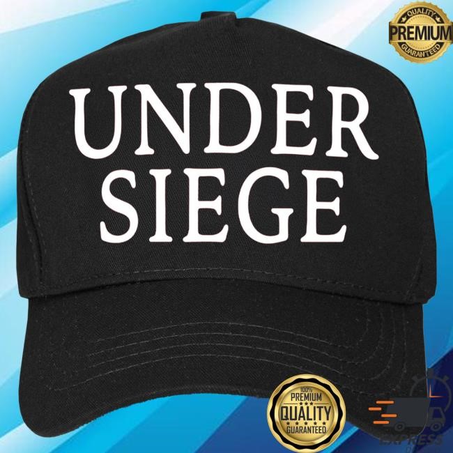 Official Donald Trump Merch Shop Under Siege Hat Black/White Trump Store