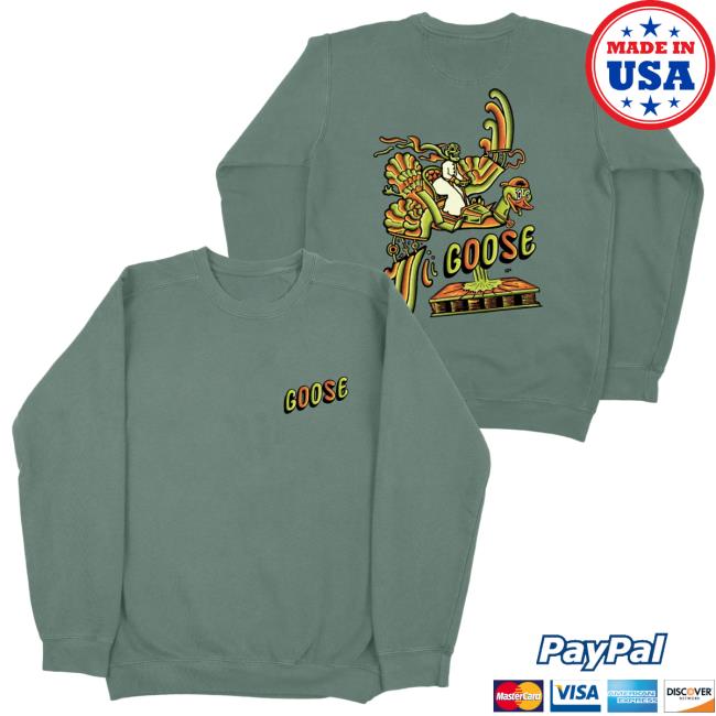 Official Goose The Band Merch Goosetheband Bird Ride Sweatshirt