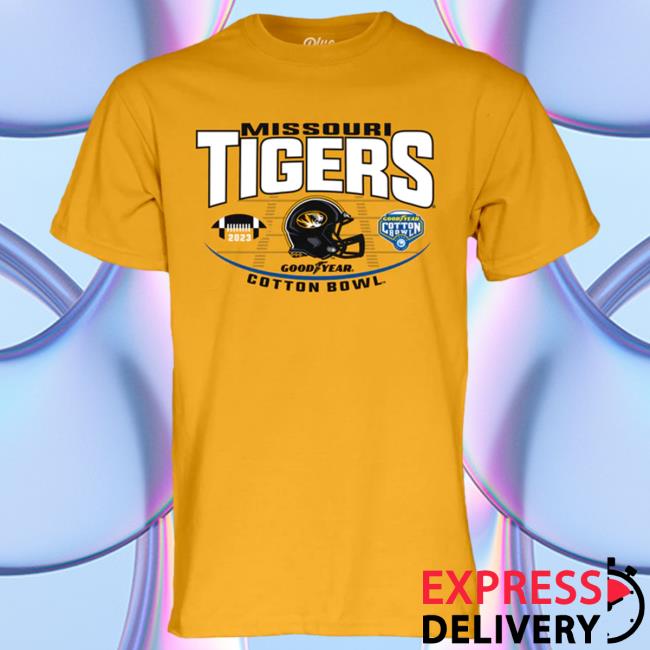 Mizzou Cotton Bowl Mizzou Tigers Step Ahead Mizzou Cotton Bowl Football Helmet Gold Shirt