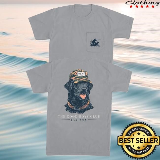 Official Old Row The Black Duck Dog Pocket Tees OldRow