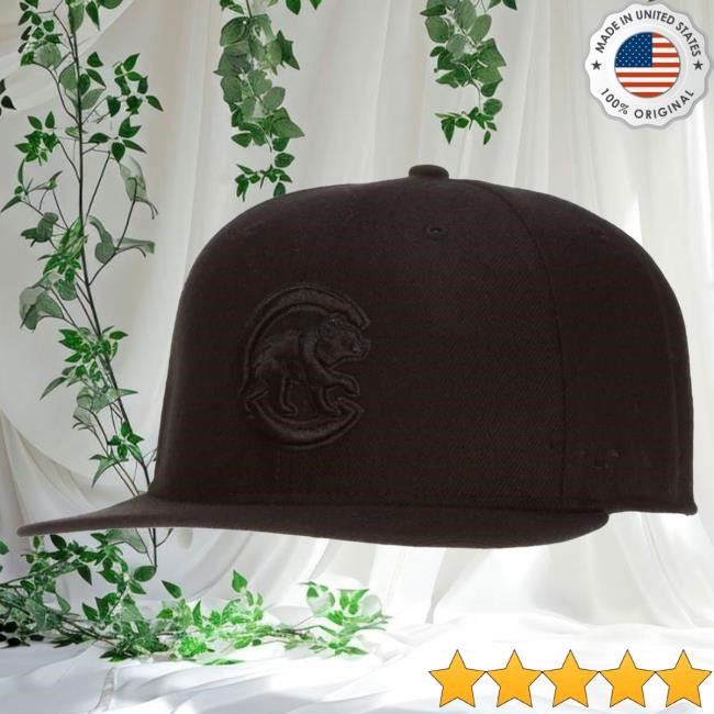Chicago Cubs Walking Bear New Era 9FIFTY Black Snapback Hat | Buy Official Clark Street Sports
