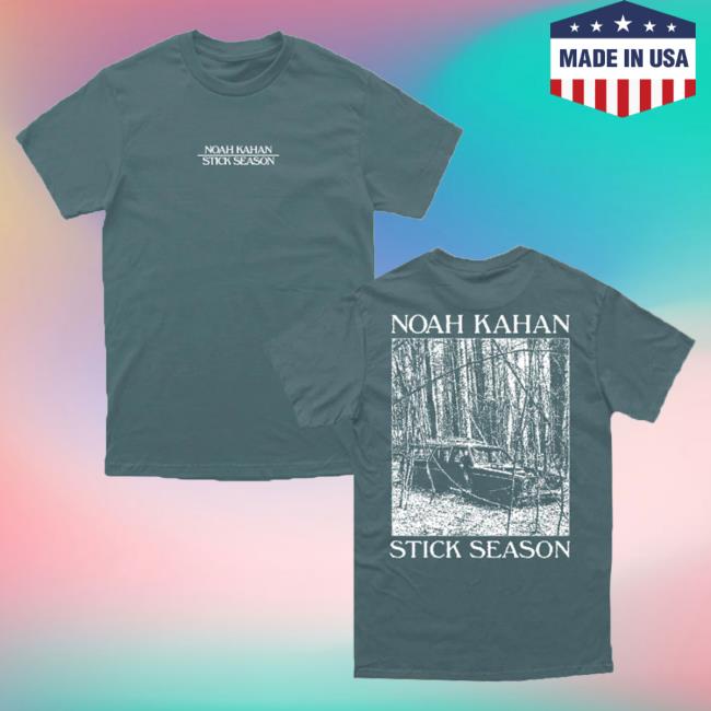 Official Noah Kahan Merch Store NoahKahan Stick Season Blue Spruce Tee Noah Kahan Clothing Shop NoahKahan