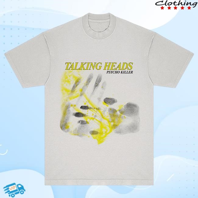 Official Talking Heads Merch Store Psycho Killer Shirt 2024 Talking Heads