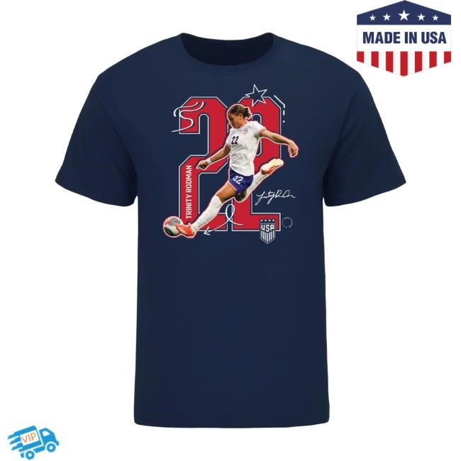 USWNT Trinity Rodman Navy Tee