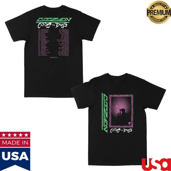 Citizen Band Frame 2024 Tour Shirt | Citizen Official Merch Store
