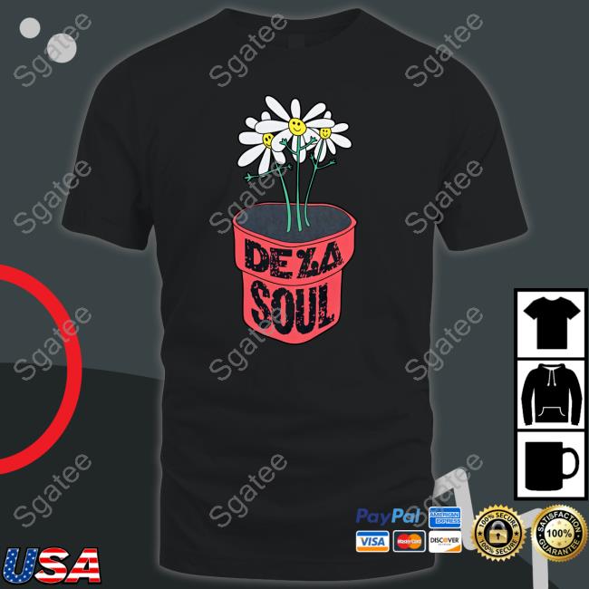 De La Soul Merch Flower Pot T Shirt