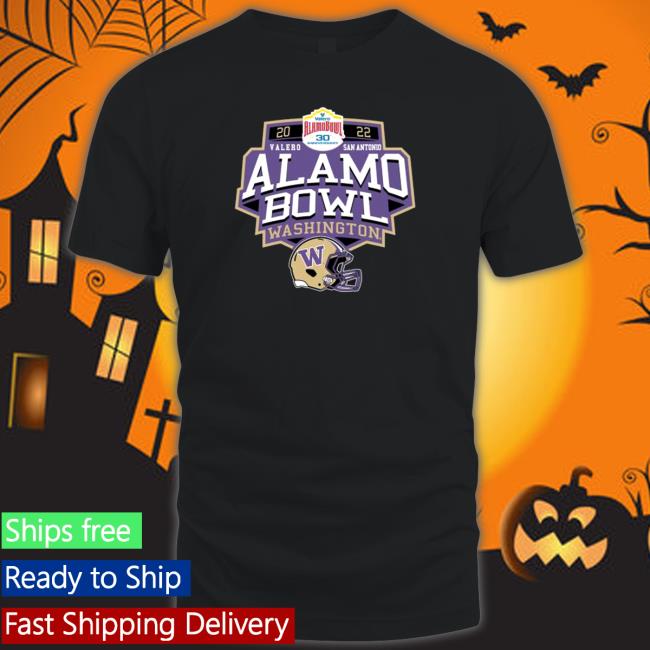 Official Washington Huskies 2022 Alamo Bowl Valero San Antonio T Shirt