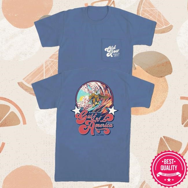Official Old Row Clothing Store Old Row Surf The Gulf Of America Pocket Shirts