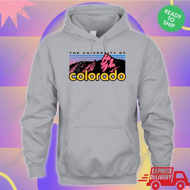 Official Homefield Apparel Merch The University Of Colorado Mountains Sweatshirt