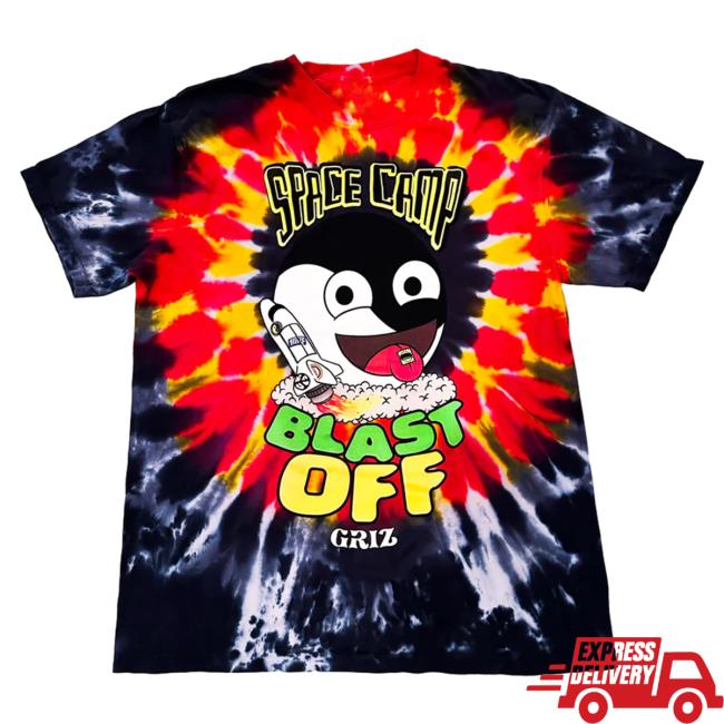 Official My Name Is Griz Merch Shop BLASTOFFF! Space Camp Lava Tie Dye Shirts MynameisGriz Store Tie-Dye