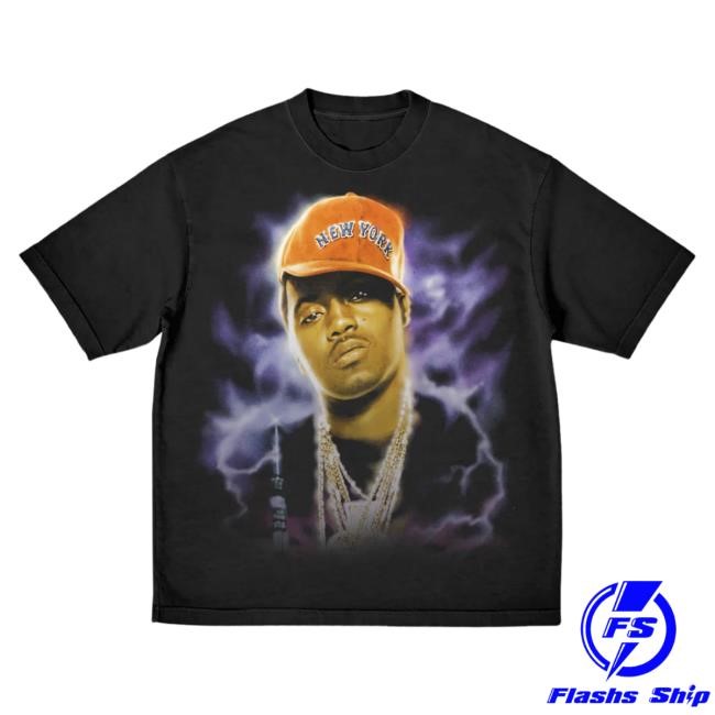 Official Nasir Jones Nas Photo T Shirt Nas