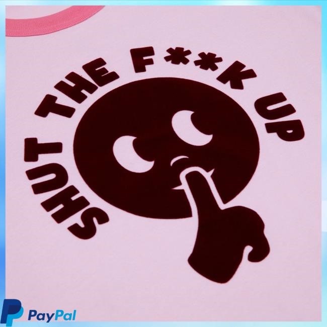 Official Tyler The Creator Merch Store STFU Ringer Tee Light Pink By Golf Wang
