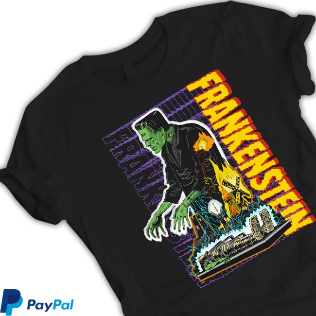 Official Frankenstein Retro Monster T-Shirt