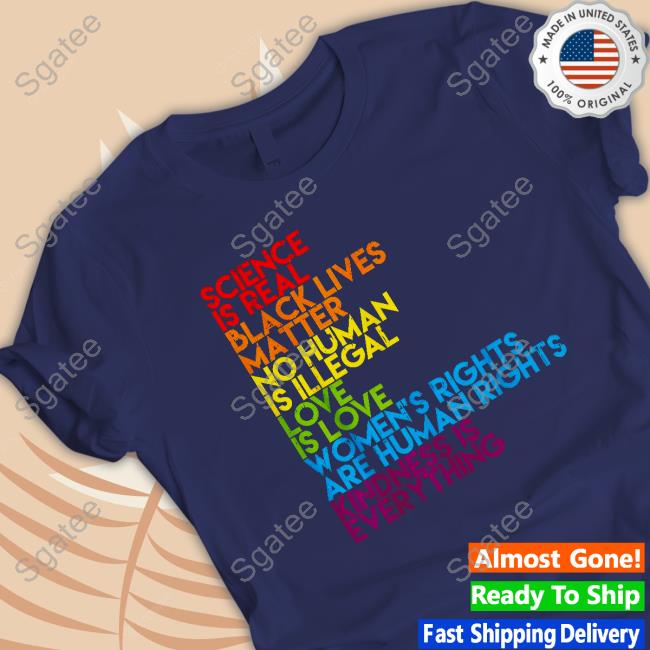 Science Is Real Black Lives Matter Wicked Naughty Tee