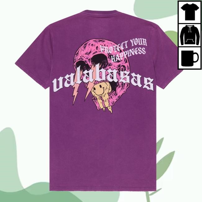 Valabasas Shop Merch "Protected" Vintage Purple New Shirt