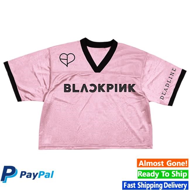 Deadline Tour Merch BLACKPINK Cropped Jersey Toronto Pink T Shirt | Blackpink Official Merch Store Deadline Tour Merch BLACKPINK Cropped Jersey Toronto Pink Tshirt | Blackpink Official Merch Store