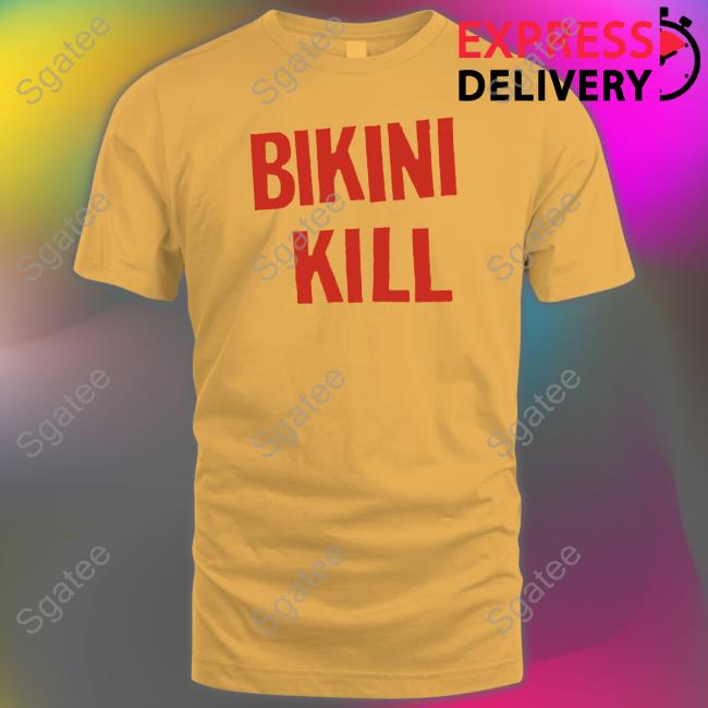 Official Bikini Kill Merch Bikini Kill Flyer T Shirts