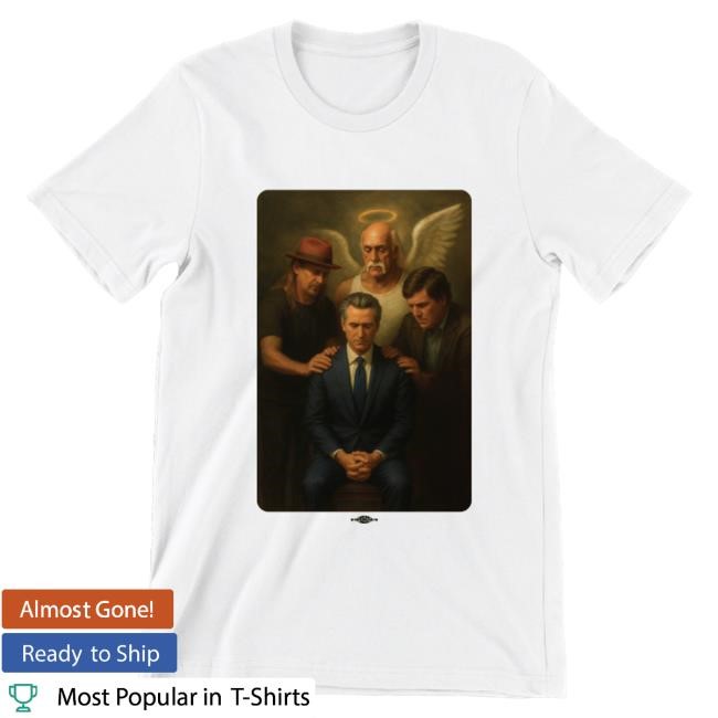 Official Gavin Newsom The Chosen One T Shirt (Unisex White Tee) Official Gavin Newsom The Chosen One T Shirt (Unisex White Tee)