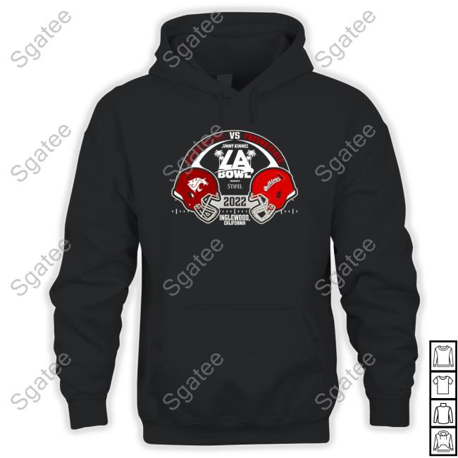Fresno State Bulldogs vs. Washington State Cougars Blue 84 2022 Jimmy Kimmel LA Bowl Matchup Sweatshirt