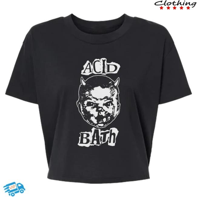 Acid Bath Women's Cropped Hot Shirt