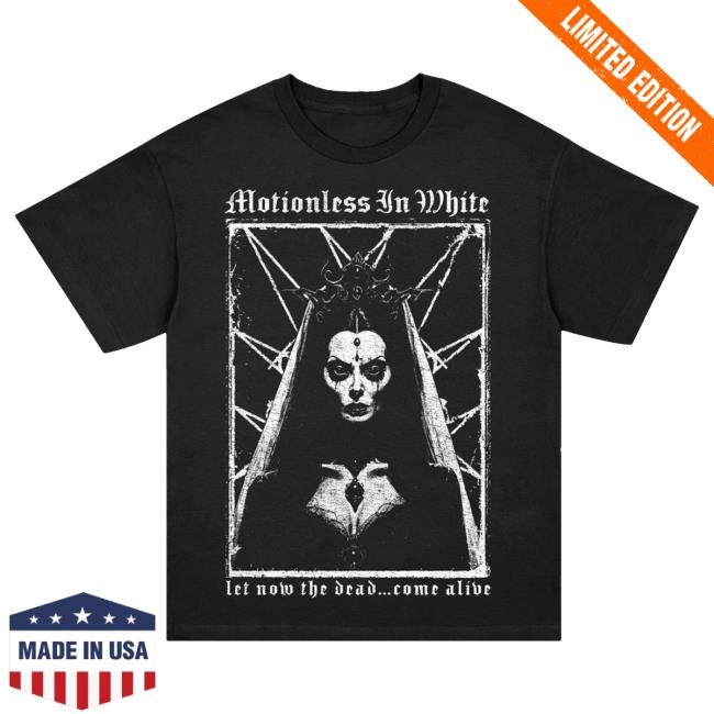 Official Miwmerch Motionless In White Undead Bride Attractive Shirt (Black) Miw Merch Store