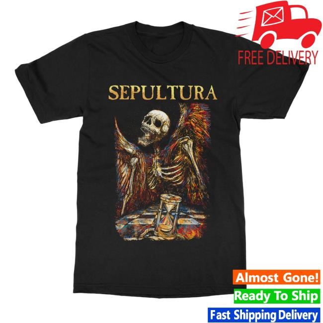 Sepultura Hourglass Shirt Sepultura 40th Anniversary Merch