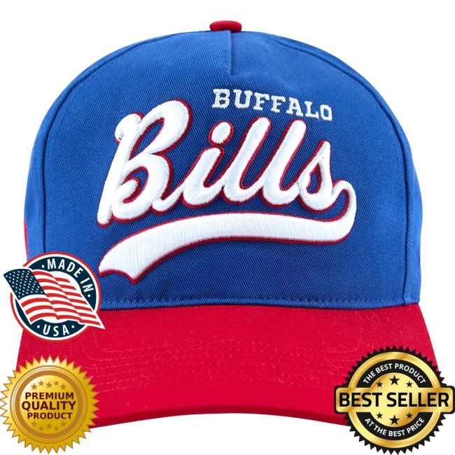 Official Golf Wang Merch Bills Script Snapback Blue Hat by Golf Wang x NFL Official Golf Wang Merch Bills Script Snapback Blue Cap by Golf Wang x NFL
