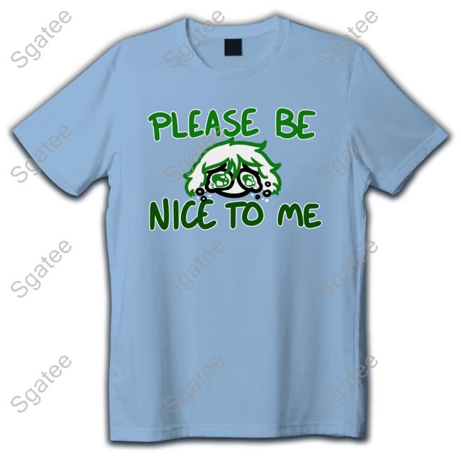 Official Saucer Eyed Sadboi Please Be Nice To Me Tee Shirt