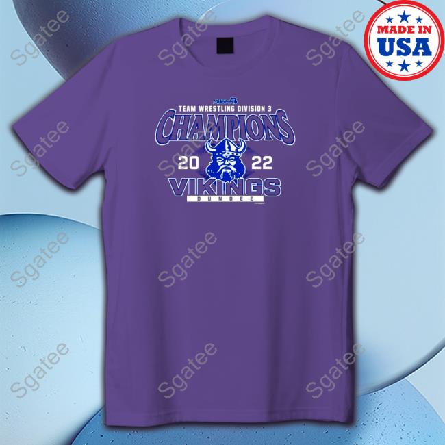 Dundee Vikings 2022 MHSAA Team Wrestling D3 Champions TShirts