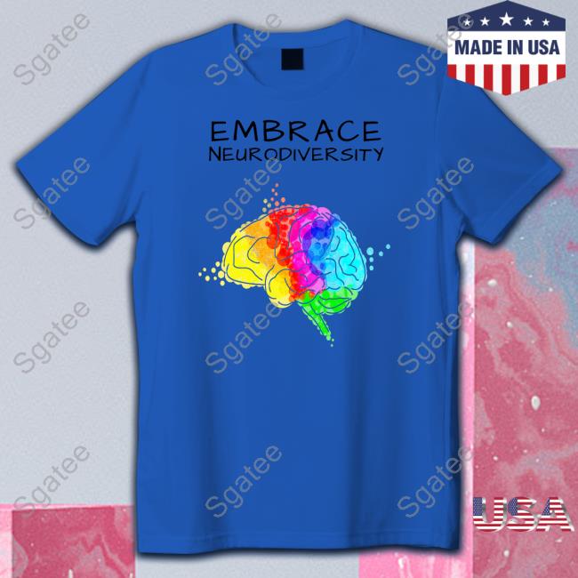 Official Black Embrace Neurodiversity Hoodie Wholesome Memes