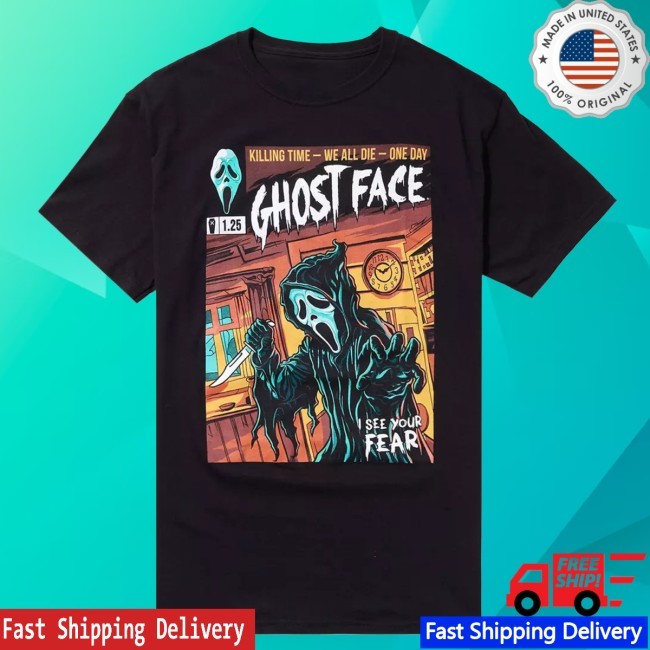 Hottopic Shop Ghost Face Comic Cover New Shirt