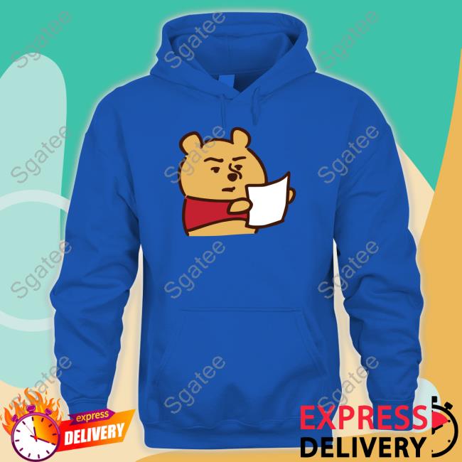 Official Winnie The Pooh Reading Hoodie