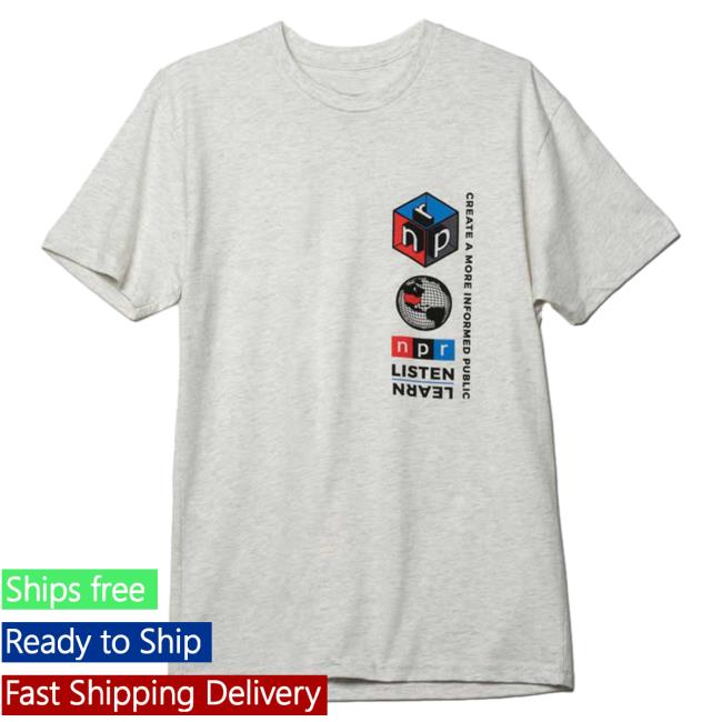 NPR Merch Shop Listen and Learn Shirt