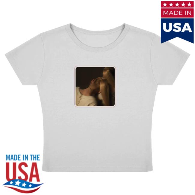 Official Ariana Grande Merch Store Ariana Grande Ag7 Cropped White Shirts