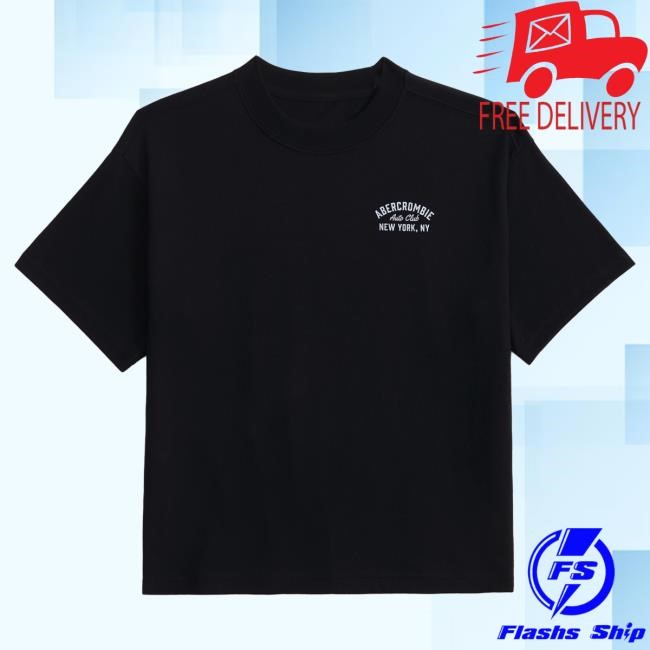 Official Abercrombie And Fitch Apparel imagery graphic logo Tshirt