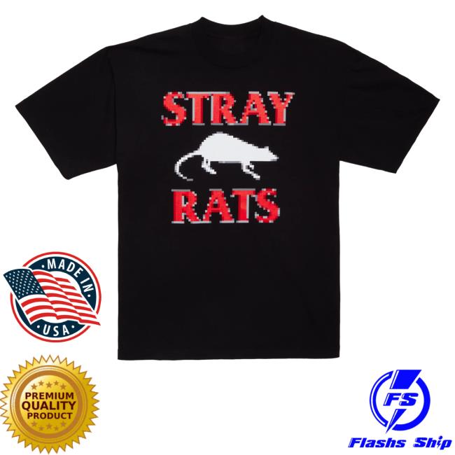 Official Stray Rats Merch Pixel Rodenticide Long Sleeve T Shirt