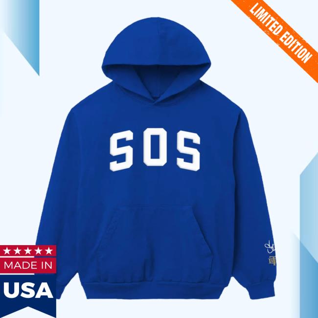 Official Blue Sos Tour New Hoodie