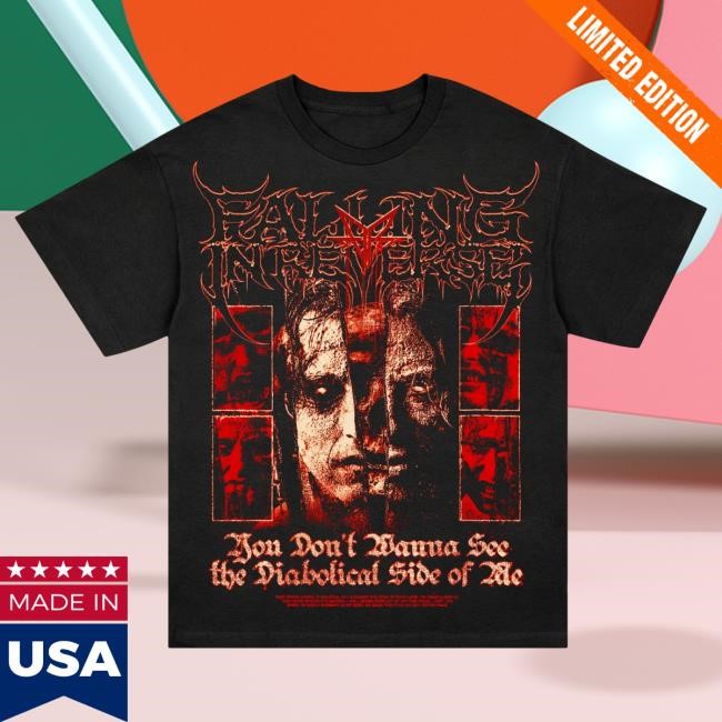Official Falling In Reverse Merch Diabolical Top Shirt