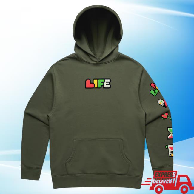 Official Life Series Merch Store Life Series Life Logo Long Sleeve T-Shirt Cypress (Green) LifeSeries Shop